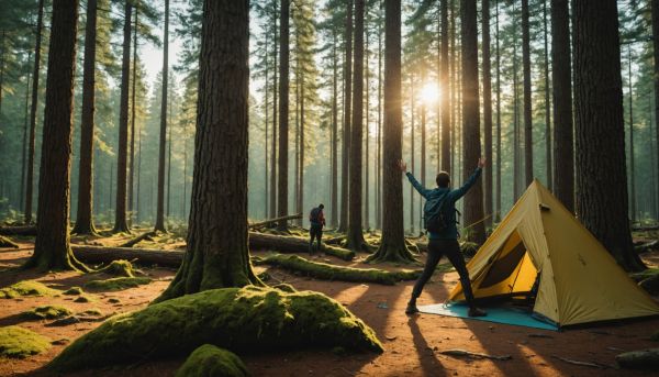 Rester en forme pendant ses vacances en camping sauvage