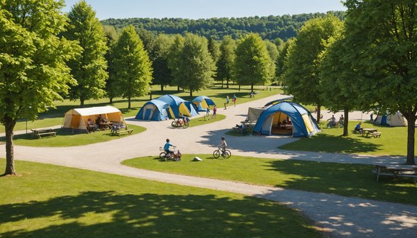 Quels sont les critères et les options pour le choix d'un camping avec activités sportives près de Brive la Gaillarde ?