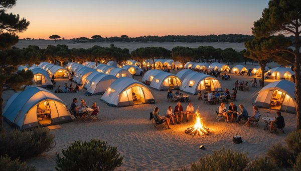 Quelles sont les meilleures destinations de camping près de Marseillan avec des animations ?